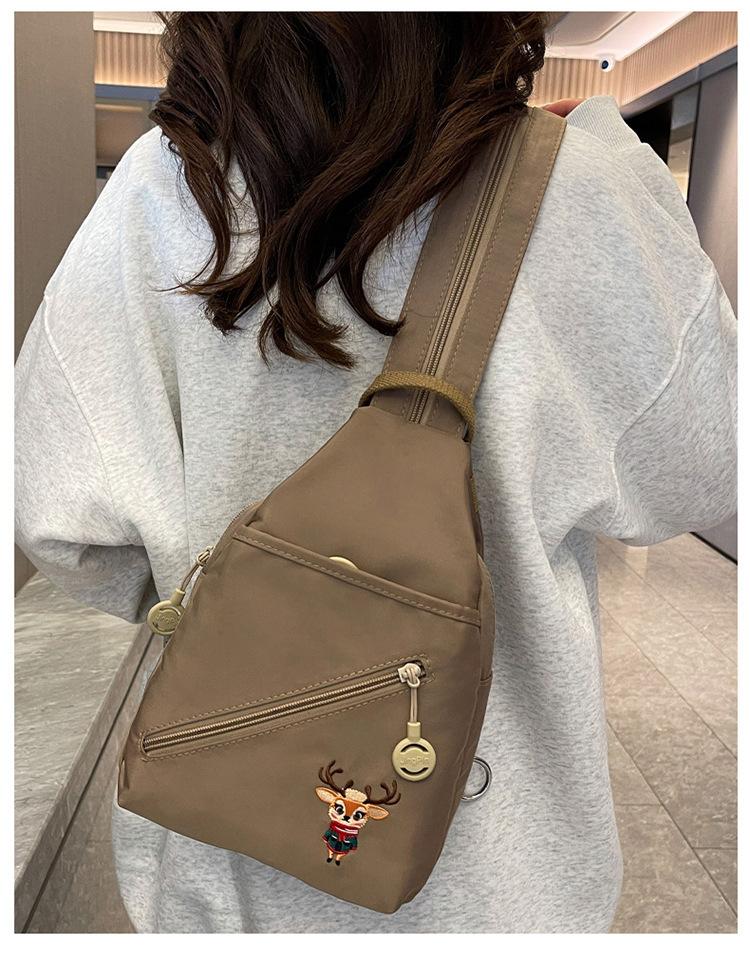 

Многофункциональная сумка-слинг через плечо - Универсальная сумка для поездок и повседневная спортивная нагрудная сумка унисекс хаки