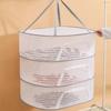 Foldable Dried Vegetable Net Portable Multi-layer Drying Net Clothes Hanging Dryer  Clothing Drying
