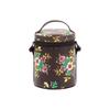 Kenzo Floral Print Surround Zip Bucket Bag Women Handbags Black FC62SA704B0499