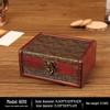 Vintage Chinese-Style Wooden Jewelry Box Handmade Storage Chest