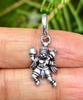 925 Silver Lord Hanumana, Hanuman Ji Pendant Oxidized Oxidised Jewelry, Handmade, Keeping In Temple Hindu Locket Evil Eye Protection 1.68 Gm