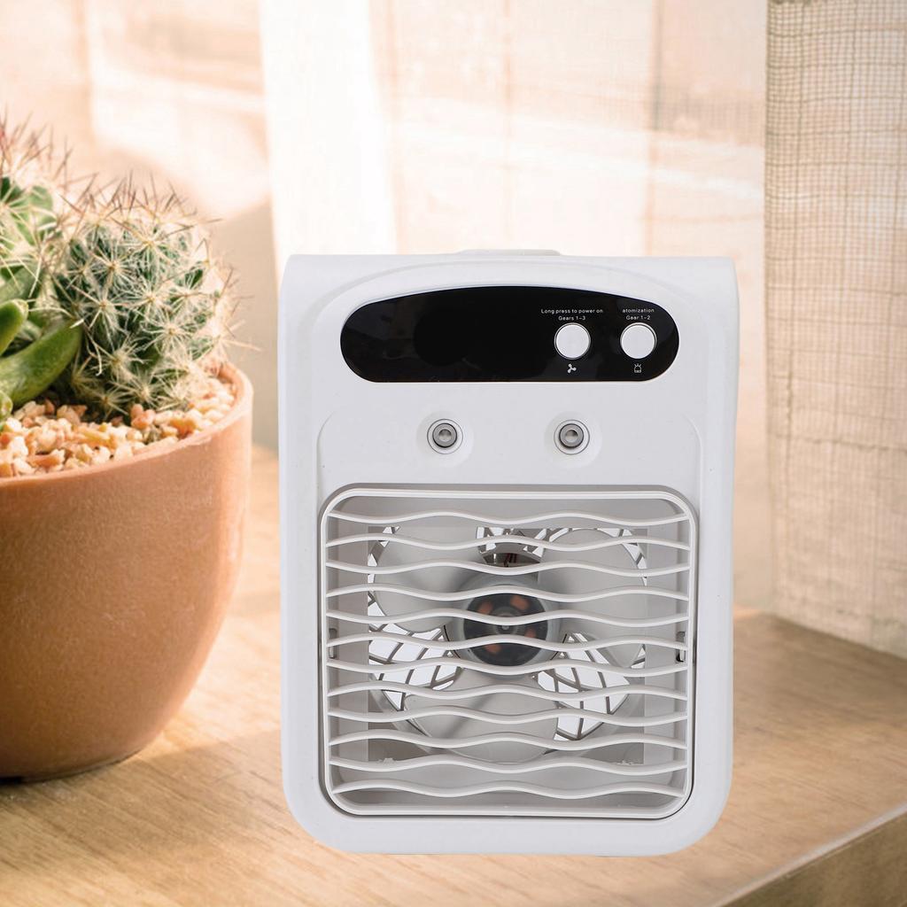 Desktop   Conditioner with Humidifier 1000ml Water   USB Rechargeable Quiet Desk   Cooler for Bedroom Offices