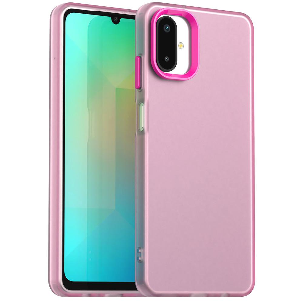 For Samsung Galaxy F06 5G/M06 5G Case PC+TPU+PET Matte Anti-Drop Phone Back Cover