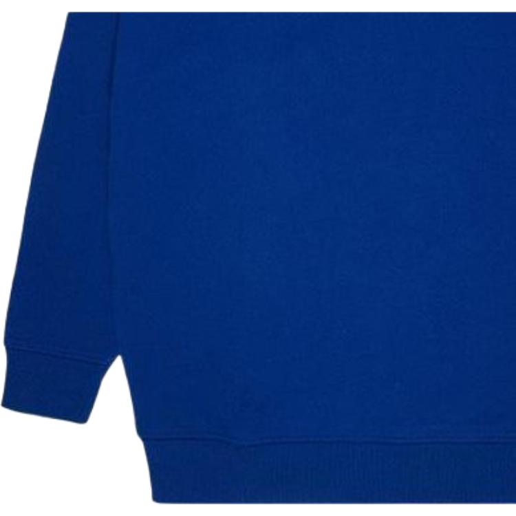 New Era Letter Logo Printed Pullover American Sweatshirt Unisex sweatshirt Blue 12727851