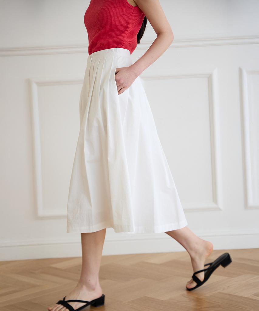 Oeoseoul Ale Pleated Skirt [2 Colors]