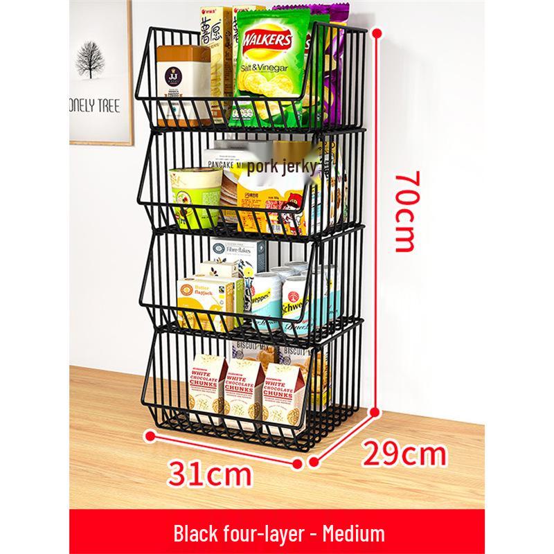 Multilayer Snack & Drink Storage Rack for Kitchen & Dining Table, Living Room & Tabletop Fruit Organizer