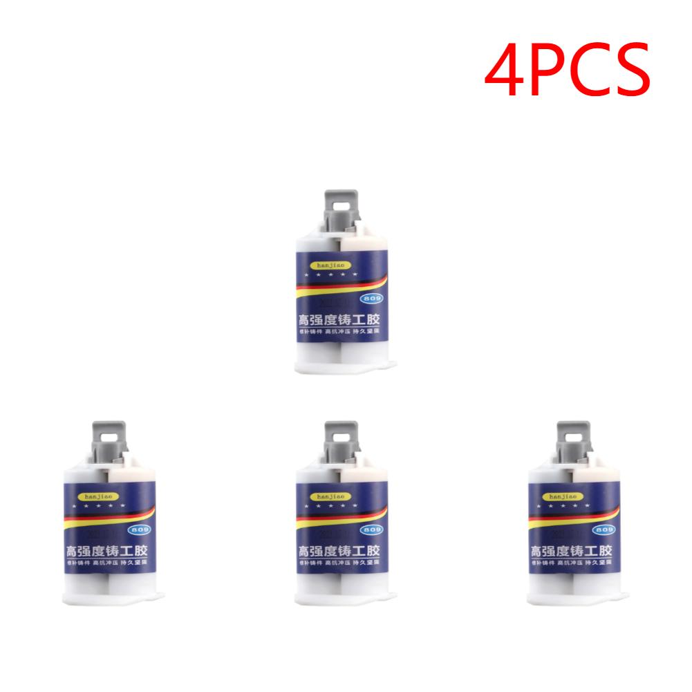 50/100g Metal Repair Glue AB Glue Strong Bond Sealant Glue Heat Resistance Metal Repair Adhesive Industrial Casting Agent