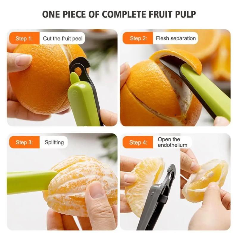 Peeler Stripper Orange Device Peeling Knife Multifunctional Grapefruit Lemon Orange Cutter Kitchen Fruit Vegetable Tools