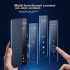 Phone Case for Huawei Mate40, Mate40E Genuine Leather Flip Smart View Window Cover, Easy Installation Full Protection Shockproof Back, Blue