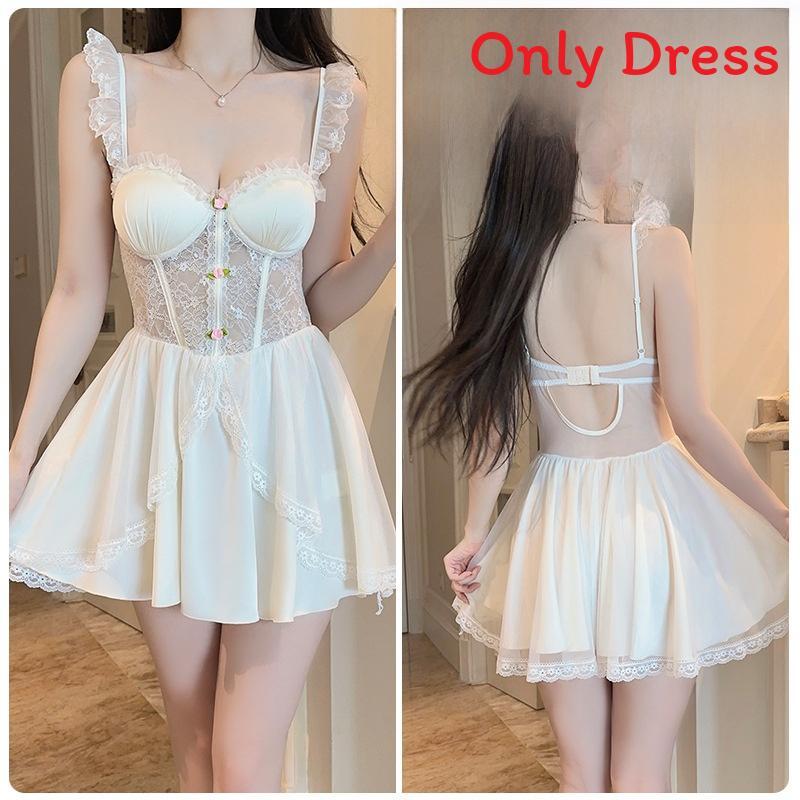 Ladies Satin Sleepwear Set With Deep V Neck And Padded Sleeveless Design For Home And Hotel Comfort