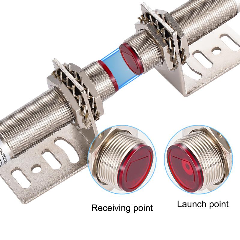 Laser Relativreflexions-Lichtschranke HG-J12/18 T20 M12/M18 0-20M Erfassungsabstand Infrarotsensor