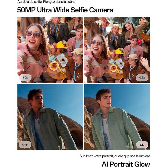 Smartphone 5G - OPPO Reno15 FS - 8Go RAM - 512Go - Bleu Aurore - Caméra Selfie Ultra Grand Angle 50 MP - 6500 mAh - Very Good Condition