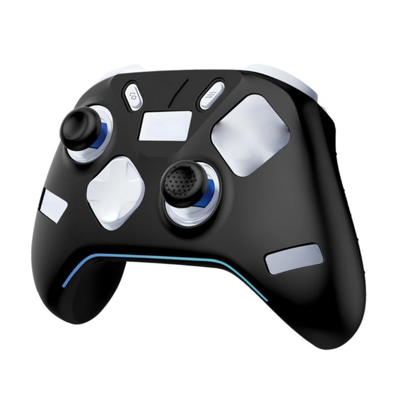 

Flexible Protector Case for 5 Wireless Game Controller Silicone Cover Game Handle Sleeve Scratchproof Skin чорний