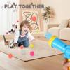 Cat Toys Interactive Launch Training Toy For Pet Kitten Creative Mini Shooting Gun Games Stretch Plush Ball Toys Pet Toys
