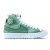 Nike Blazer Slip Resistant Abrasion Resistant Mid top Skateboard Shoes Unisex Green DD3111-100(Team147-)