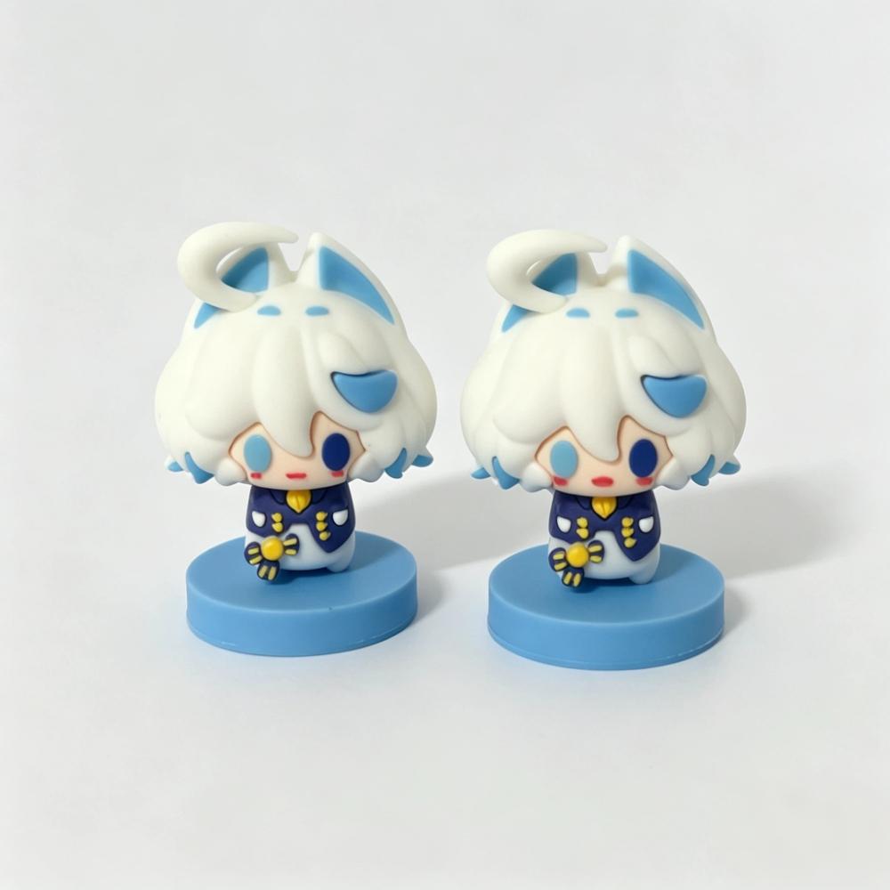 Genshin Impact Furina Q Figuur PVC Verzamelbeeldje Kattenoor Karaktermodel Desktop Ornament Anime Decor Verzameling Cadeau OPP bagged