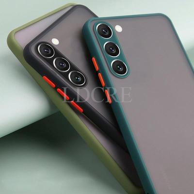 Für Samsung Galaxy S23 Hülle Silikon TPU Matte Abdeckung Für Samsung S23 FE Ultra S22 Plus S21 FE S20 Hülle Capa Protector Gummi