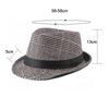 Autumn Winter Men's Woolen Jazz Hat British Plaid Hat Women's Hat