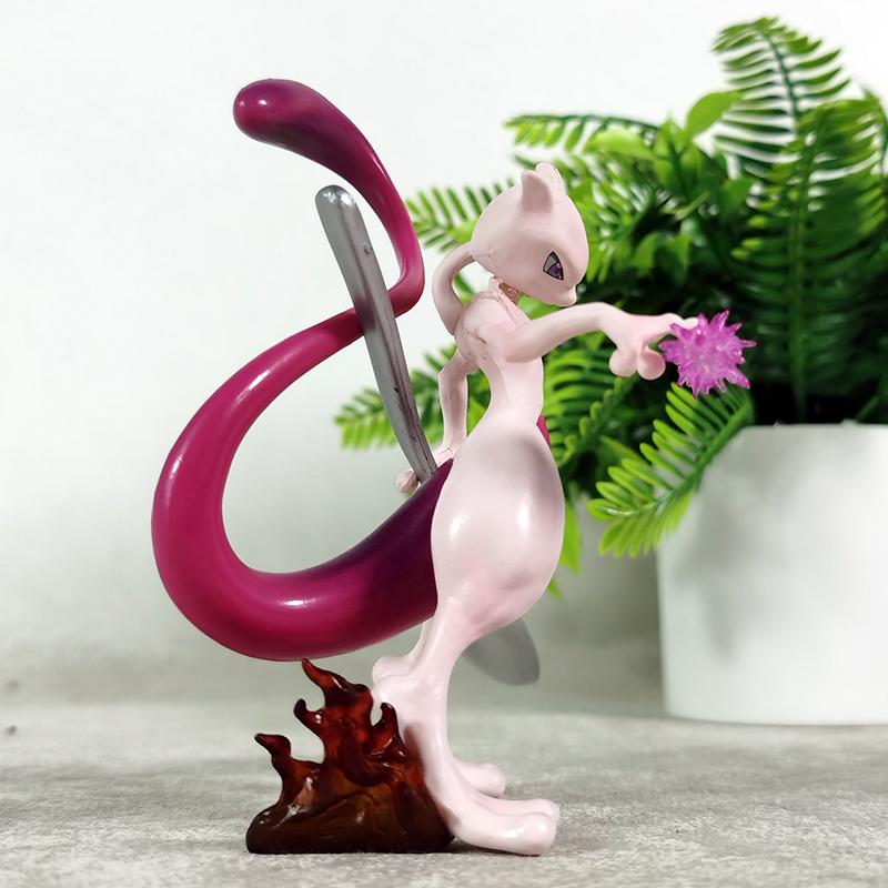 12.5cm Pokemon Mewtwo Anime Action Figure Pvc Collection Model Toys Gifts