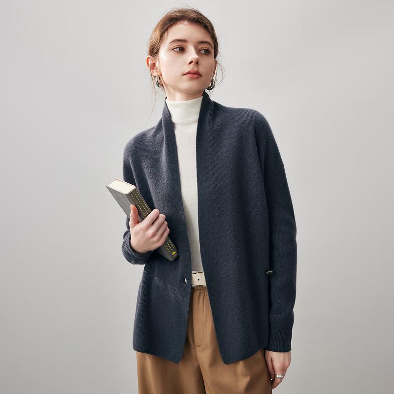 

Kommon Boca Women s 2025 A/W Loose Fit Thick Cashmere Cardigan L