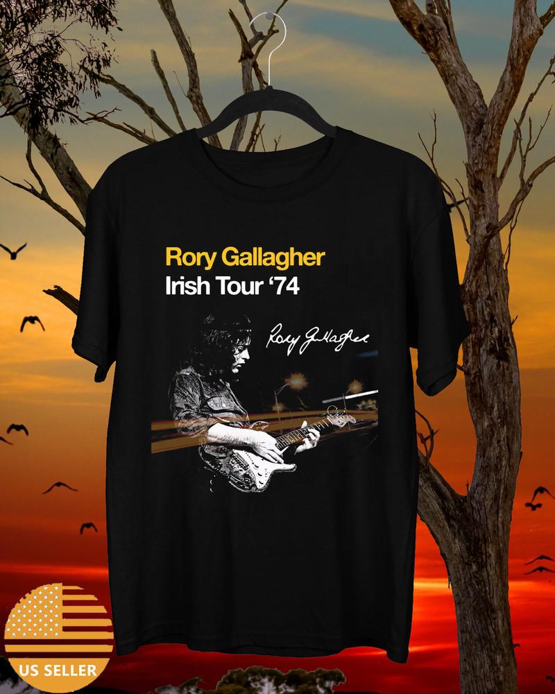 SALE Rory Gallagher Irish Tour 74 Signature TShirt Größe S5XL S