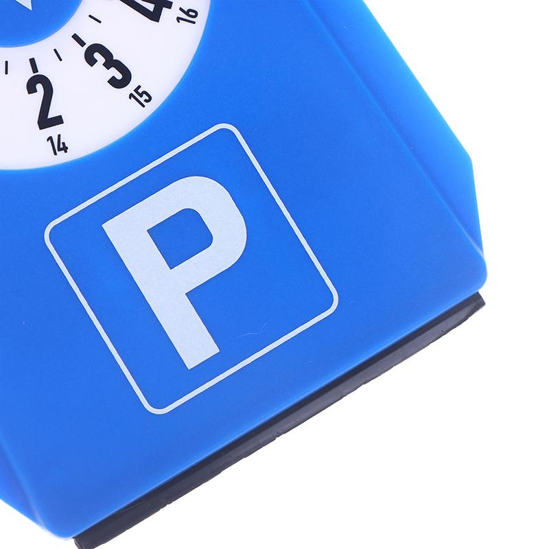 Blå Digital Parkeringsskiva Timer Lättanvänd Klockverktyg För Ankomsttidsvisning Bilparkering Övervakning För Bilar Daglig Användning