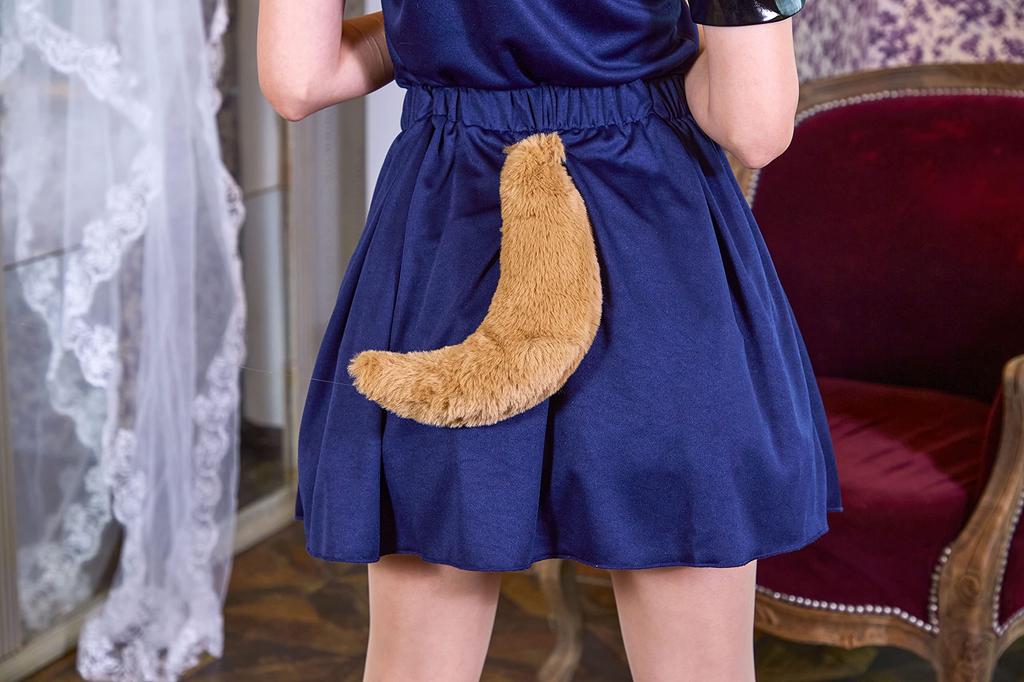 Clearstone Lady Animal Cosplay Halloween Police x Dog Navy Costume,