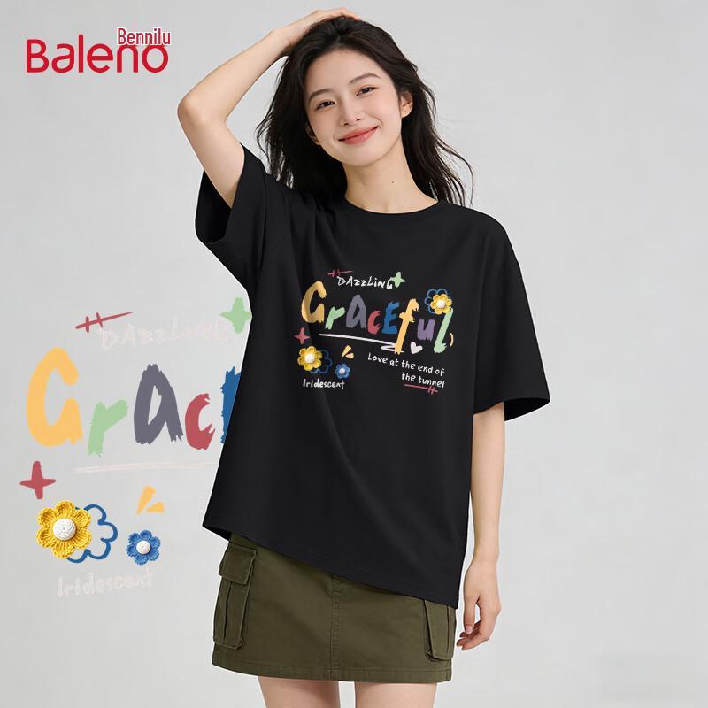 Baleno Women's Cotton Graphic Print T-Shirt