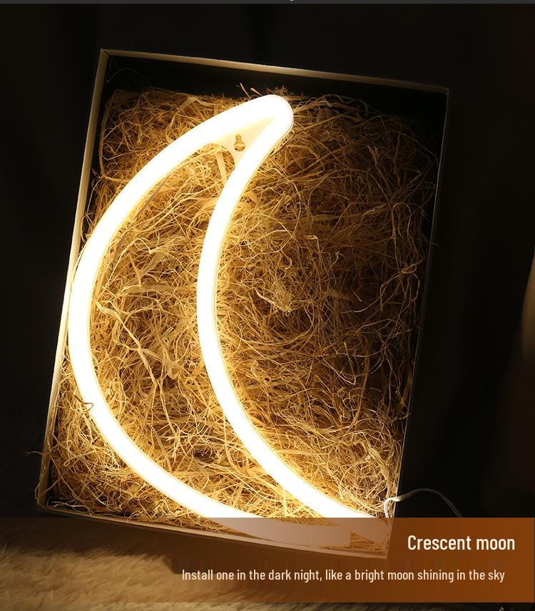 Wandleuchte in Alienform mit Neon-LED - Feiertagsatmosphäre & Liebesdekorationsstreifen