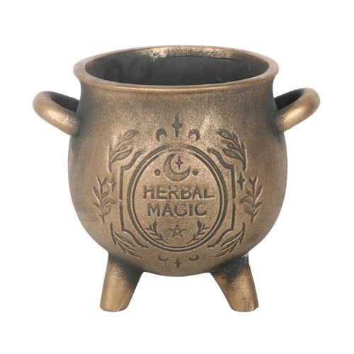 Something Different Herbal Magic Cauldron Terracotta Plant Pot