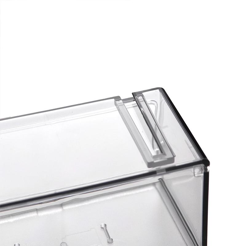 1 Satz Doppelschichtige Kleinmaßstab Auto Modell Displaybox Transparent Staubdicht Aufbewahrungsbox Große Kapazität Desktop Organizer Box