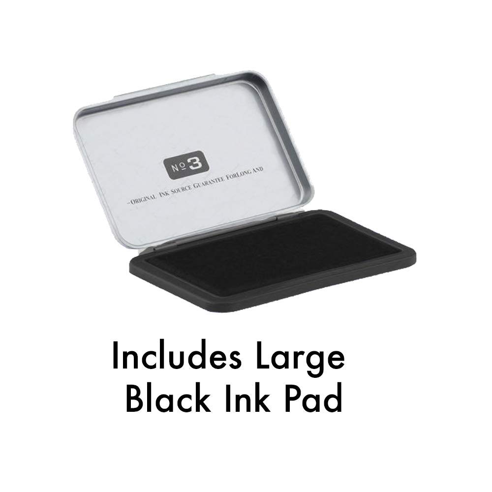 Gift set of 3 types of staff notation, with stamp pad