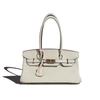 2025 Hot Women's Bag Platinum Fashionable All-matching Commuter Top-layer Cowhide Cross-body Handbag