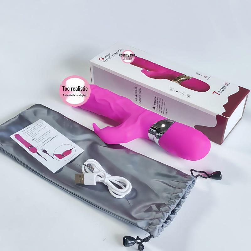 Silikon Hasenvibrator - Weiblicher Massage Masturbator