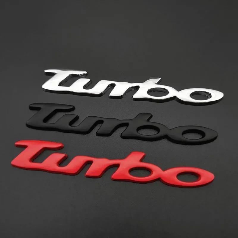 Metal Turbo Car Rear Body Letters Stickers for Lexus Mazda Subaru Volvo BMW Jeep Land Rover Ford Hyundai Honda Skoda Acura cldk1