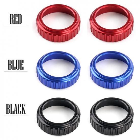 2PCS Aluminum Air Conditioner Switch Button Knob Cover For 2025 Hyundai Tucson