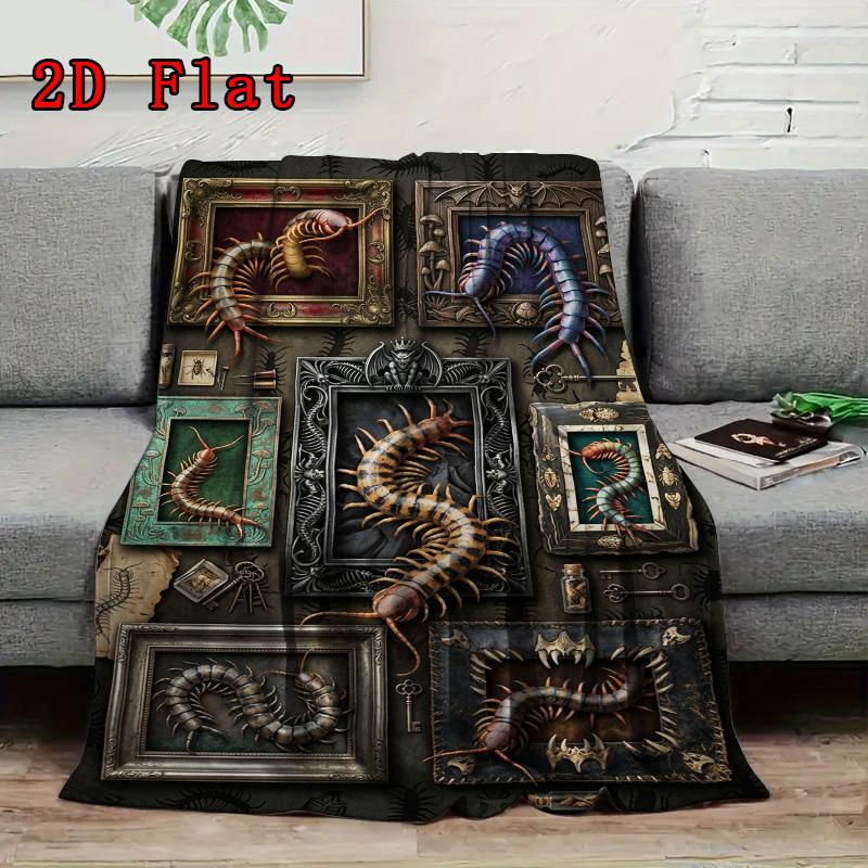 Cylindropetalus Collection 2D Flat Pattern Flannel Blanket, High quality All Seasons, Home Decor, Warmth and Comfort, Perfect for Christmas Gifts.
