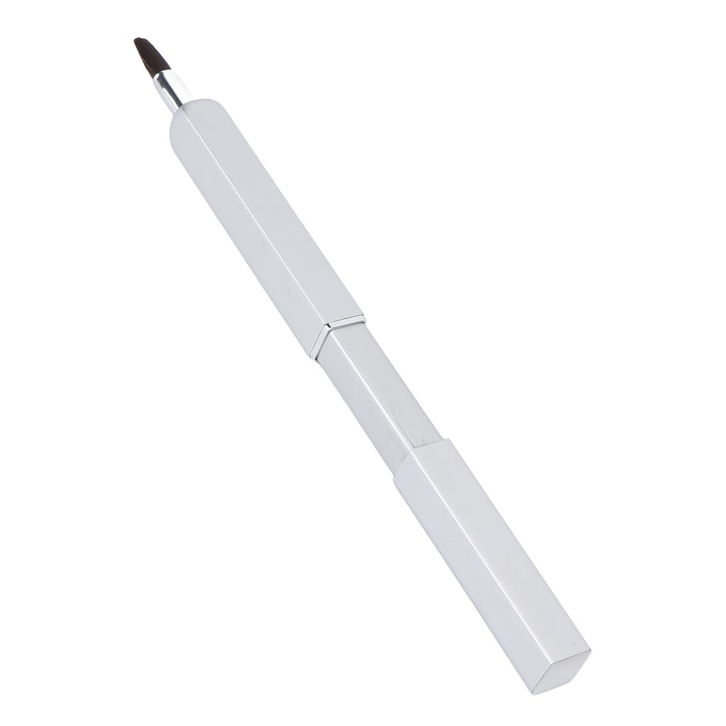 Portable Retractable Lip Makeup Brush Lipstick Lip Gloss Brush Applicator Makeup ToolSilver