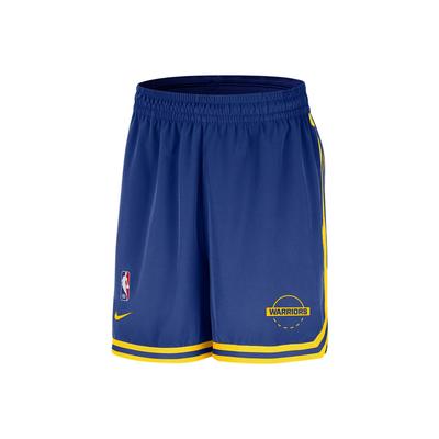 Dri-Fit Nba 6" Uv Woven Shorts Golden State Warriors Elastic Waist Logo Casual Shorts Men Shorts HM6556-495