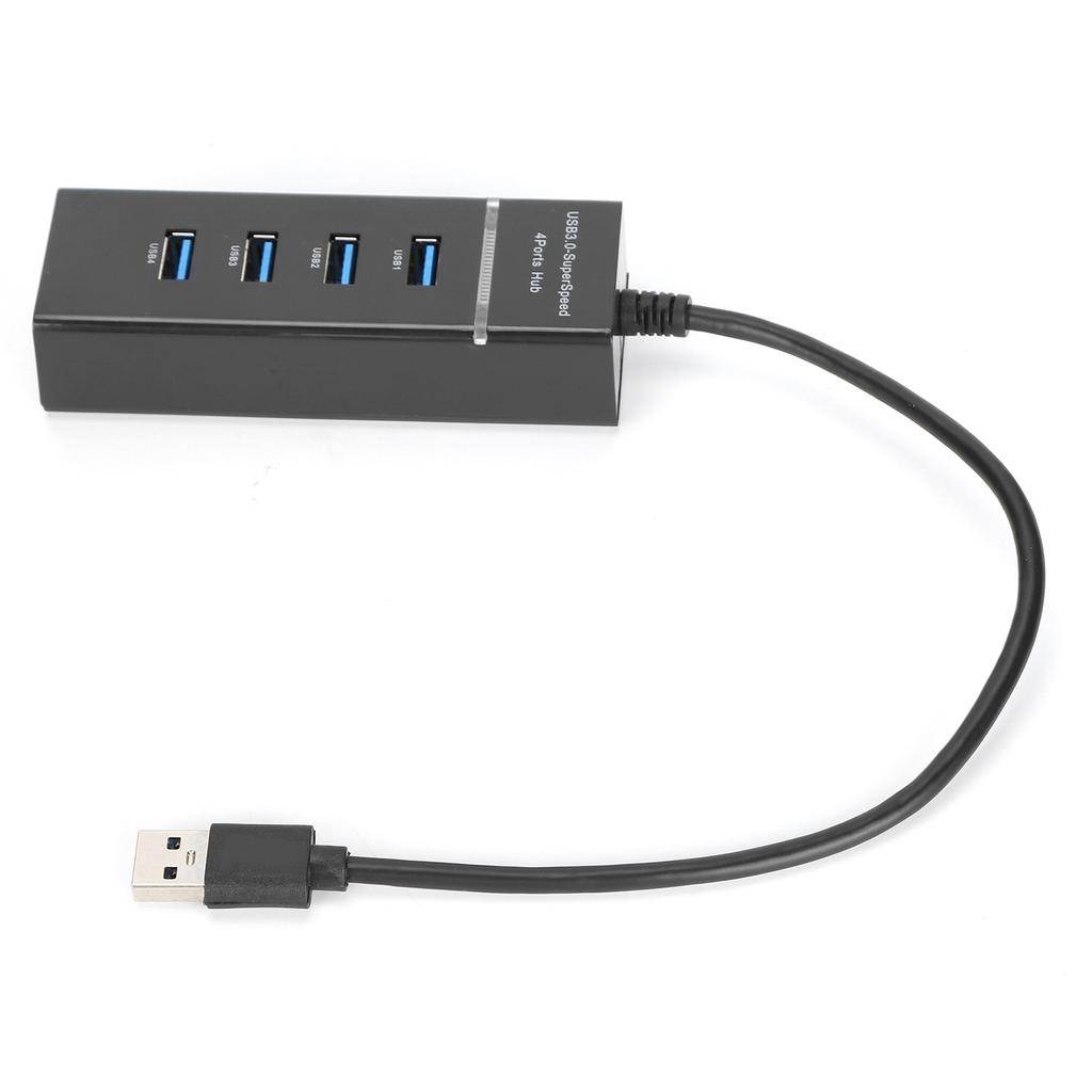 USB 3.0 HUB 4 Ports High Speed Slim Lightweight Hot Plug USB Splitter for Windows OS X Linux