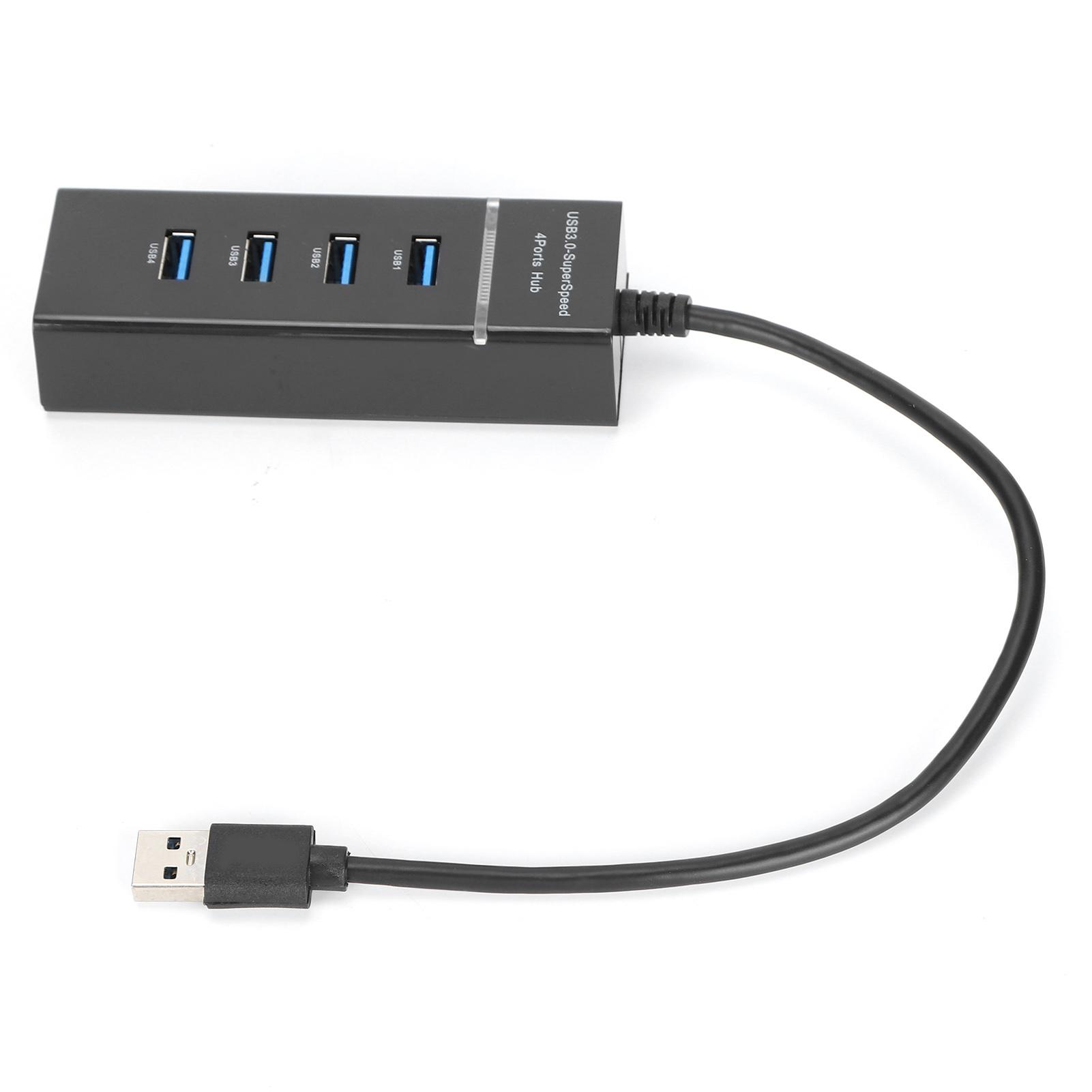 

USB 3.0 HUB 4 Ports High Speed Slim Lightweight Hot Plug USB Splitter for Windows OS X Linux