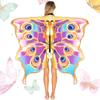 Halloween cos butterfly wings shawl stage performance rotating cape European and American new big butterfly cape
