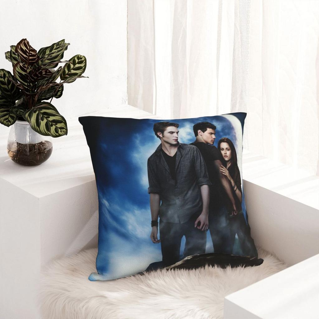 The Twilight Saga Movie Pillowcase Printed Polyester Cushion Cover Decorative Pillow Case Cover Home Square 45*45Cm