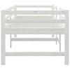 Solid Wood Bed without Mattress White 90x200 cm Pine Wood