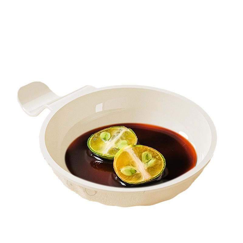 Bone China Saucer for Condiments: Cream Dishes for Seasoning, Dips, and Sauces