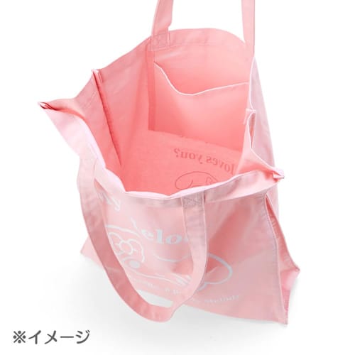 Sanrio (SANRIO) Sanrio Kuromi Cotton Tote Bag Handbag Kuromi-chan Kuromi 40ÁE6ÁE0cm Character SANRIO 102032