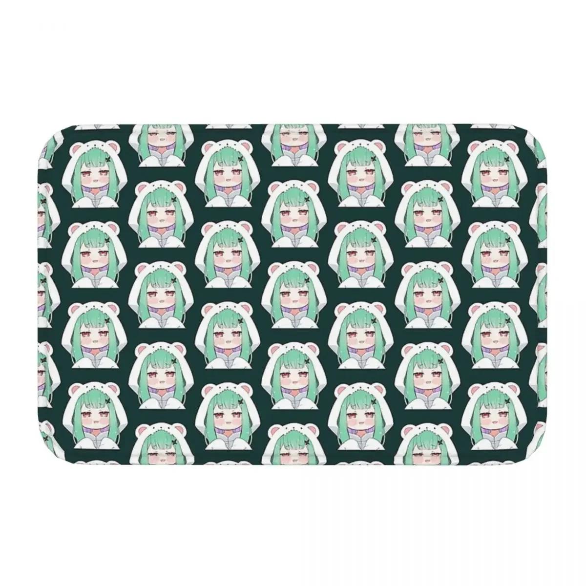 

Hololive Kawaii Virtual Idol Bath Mat Uruha Rushia Sleep Rug Home Doormat Kitchen Carpet Outdoor 40cmx60cm