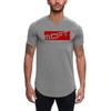 Muscleguys Summer Breathable  Fitness Training Clothes Men's Fashion Casual Short Sleeves Tops