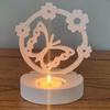 Easter Butterfly Candle Holder Molds with Base for DIY Craft Making Candle Holder Easter Decorations Gypsum Ornaments