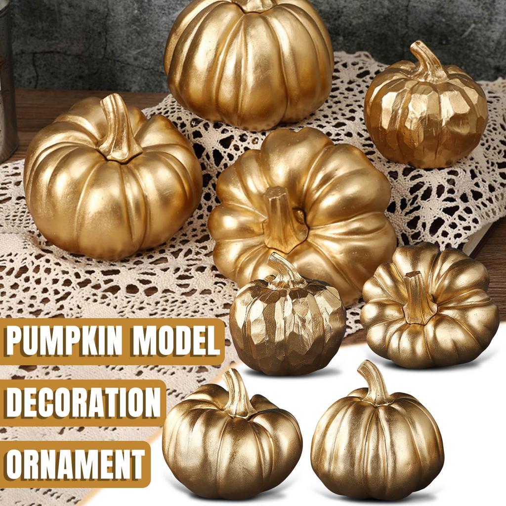 Ornamente Model Dovleac Nou Aranjament Atmosferă Festivă Artizanat Simulare Creativă Recuzită Decor de Halloween